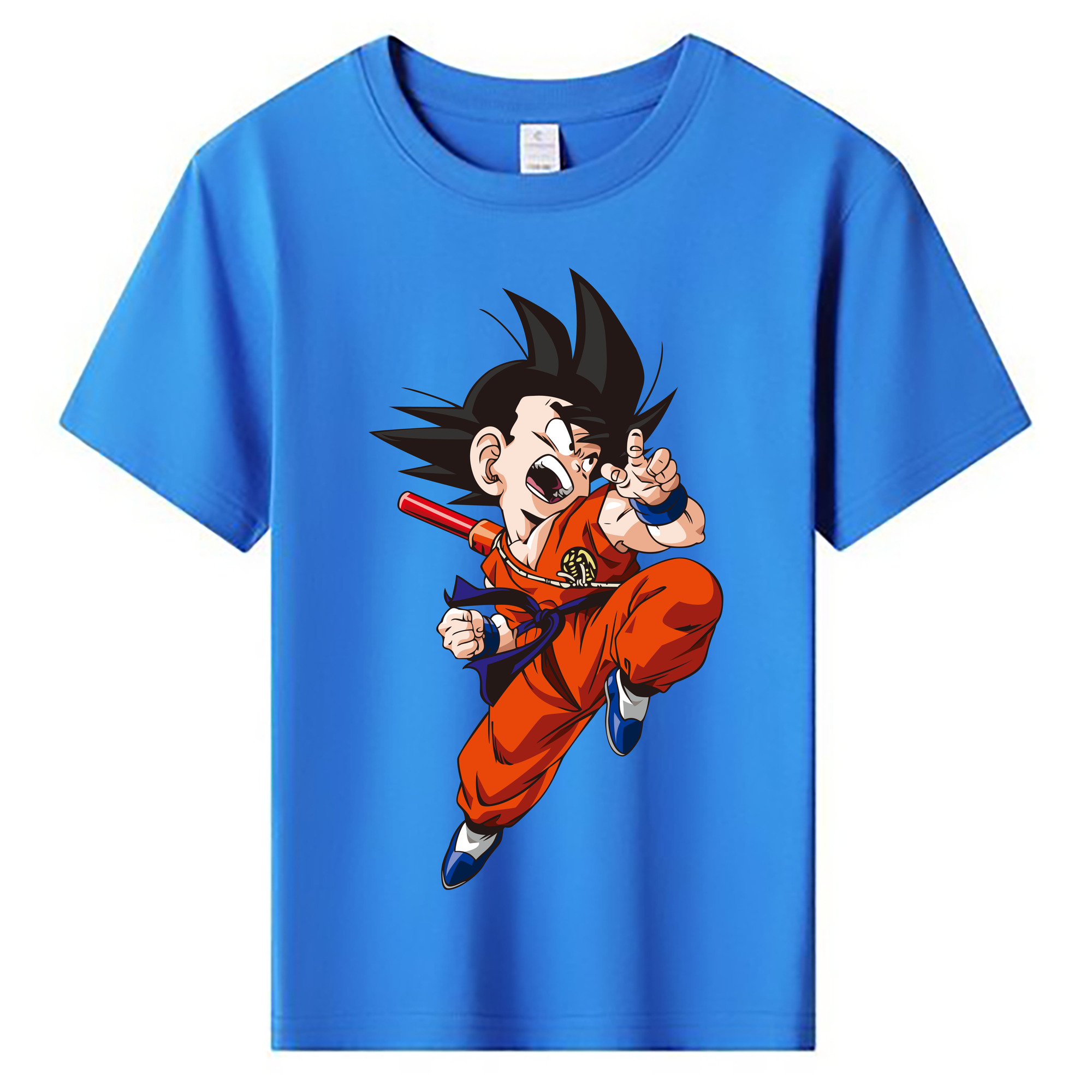（画像用） ドラゴンボール 孫悟空（そん ごくう）Son Goku カカロット DRAGON BALL Kakarotto 綿100％キッズTシャツ（フロントプリント）